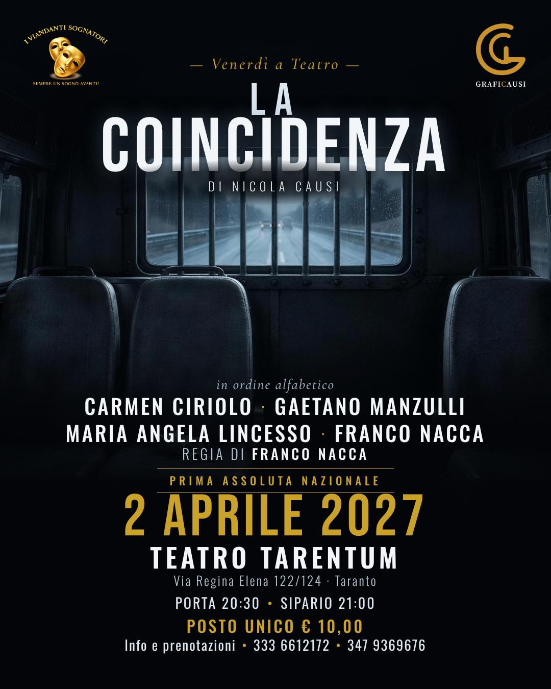 Locandina dello spettacolo La coincidenza
