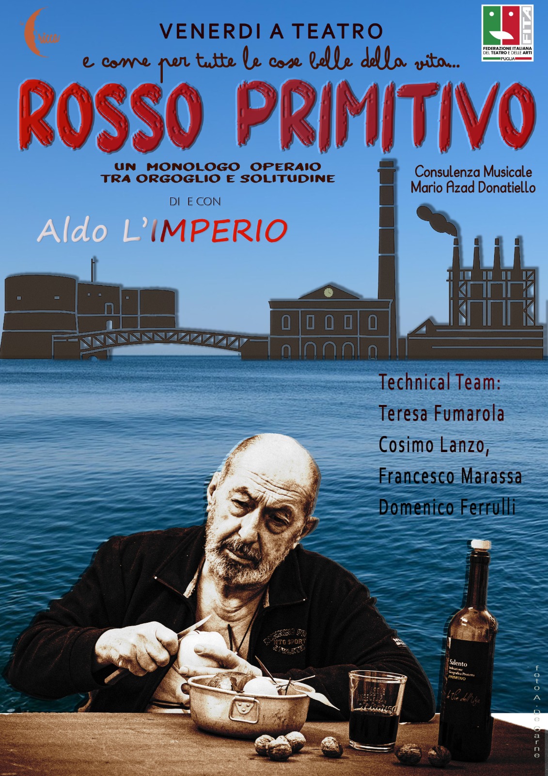 Locandina dello spettacolo Rosso Primitivo