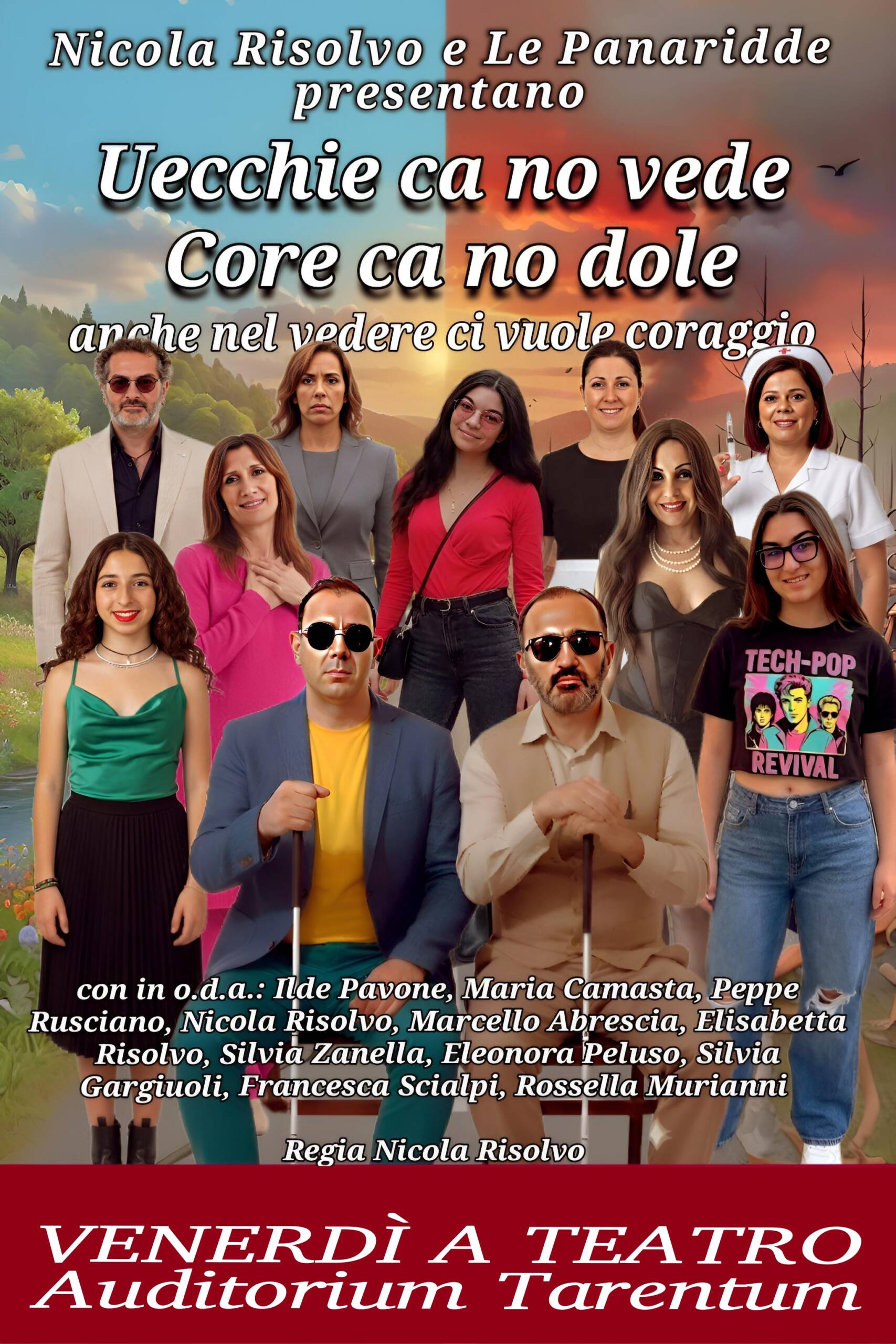 Locandina dello spettacolo Uecchie ca no vede, Core ca no dole